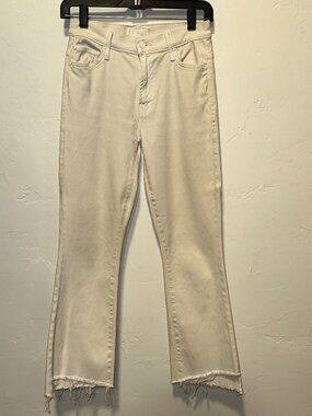 Mother Jeans Insider Crop Step Fray